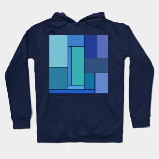 retro abstract geometrical art pattern Hoodie